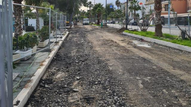 Grottammare, 'Lungomare della Repubblica': lavori di riqualificazione a pieno ritmo affidati a tre imprese