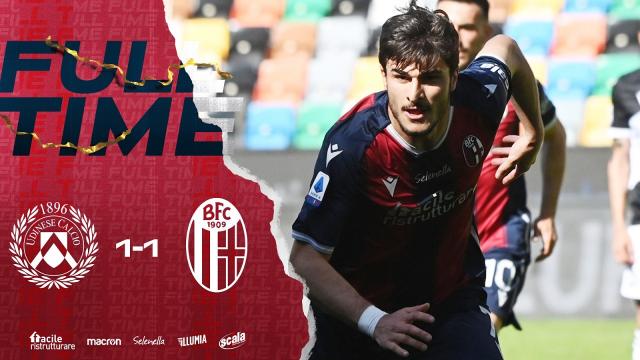 Udinese-Bologna 1-1, highlights. Sesta rete in campionato per Orsolini