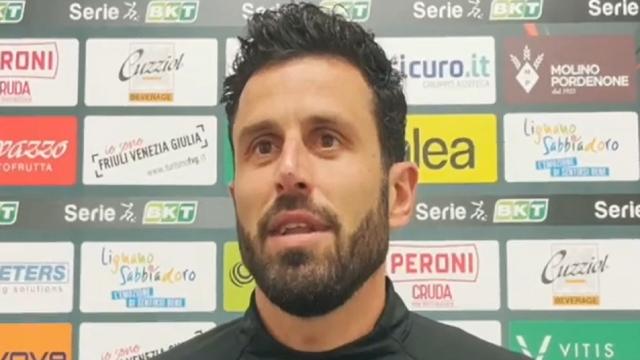 Pordenone-Frosinone 2-0, voci Tedino (“Vogliamo crederci ancora”) e Grosso (“Sconfitta dolorosa, siamo molto delusi”)