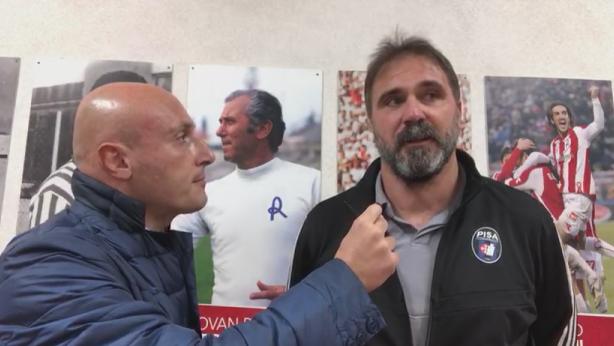 Vicenza-Pisa 4-4, la voce di D'Angelo post gara