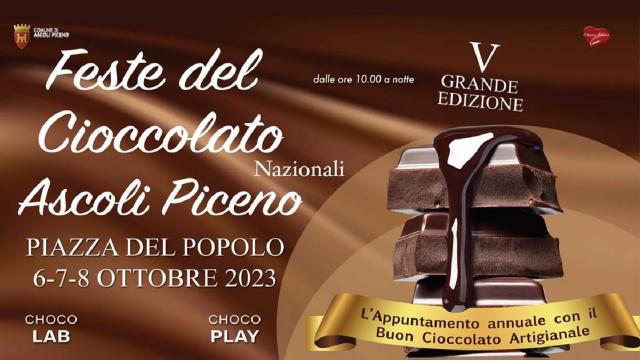 Ascoli: Piazza del Popolo, quinta edizione della ''Festa del Cioccolato Artigianale''