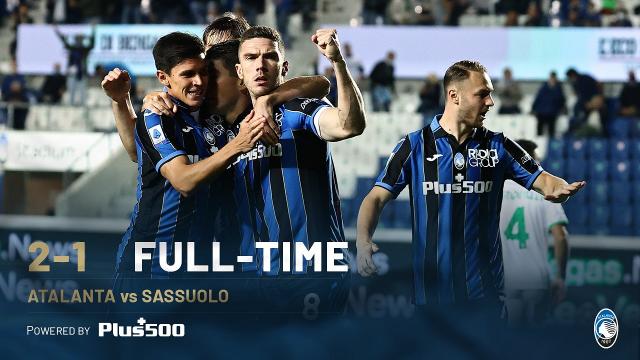 Atalanta-Sassuolo 2-1, highlights