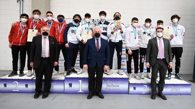 Scherma, finale tutta marchigiana per il fioretto maschile nel Campionati italiano a squadre A2