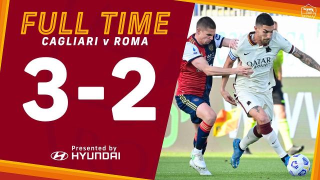 Cagliari-Roma 3-2, highlights