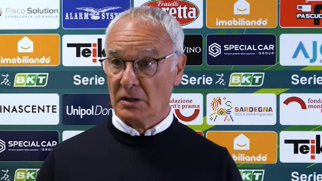 Cagliari-Ternana 2-1, voci Ranieri (“Pubblico ci ha soffiato dietro”) e Bandecchi (“Squadra ha onorato la maglia”)