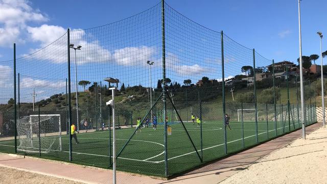 Ascoli Piceno, presentati lavori di riqualificazione campetto e area attrezzata di Poggio di Bretta