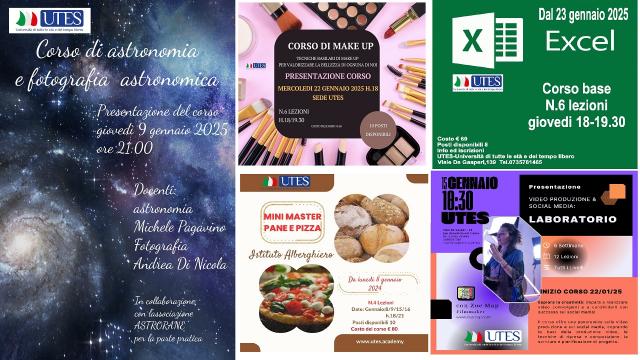 Utes, l'offerta formativa si arricchisce di nuovi corsi prefessionali
