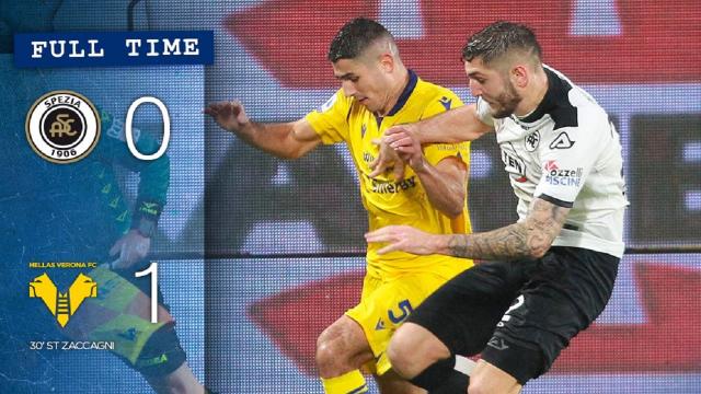 Spezia-Verona 0-1, highlights