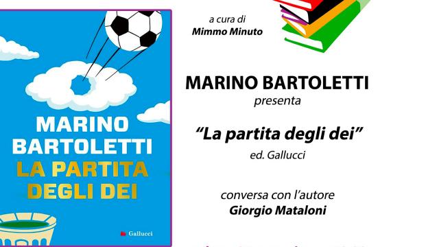 San Benedetto del Tronto: Auditorium Tebaldini, Marino Bartoletti presenta suo libro 'La partita degli dei'