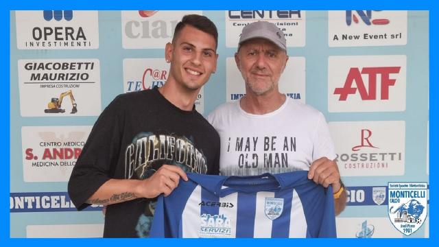 Monticelli Calcio, il giovane attaccante Caringola continua il percorso di crescita in biancazzurro