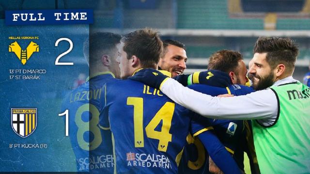 Verona-Parma 2-1, highlights