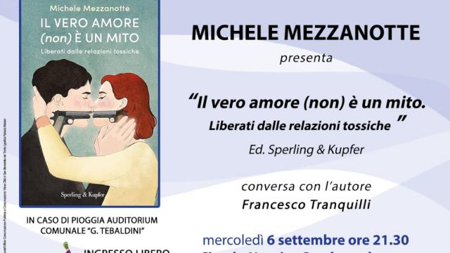 Michele Mezzanotte presenta il libro 'Il vero amore (non) è un mito' al circolo Nautico di San Benedetto del Tronto