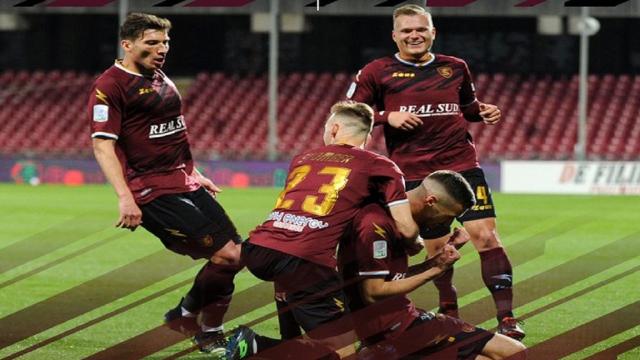 Salernitana-Brescia 1-0, un'incornata di Bogdan lancia i granata di Castori al terzo posto