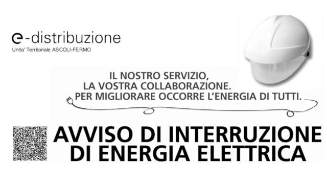 Grottammare: nuovo avviso di interruzione della fornitura di energia elettrica