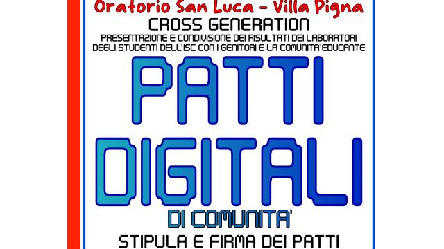 Folignano, all'Oratorio San Luca di Villa Pigna stipula dei Patti Digitali di Comunità