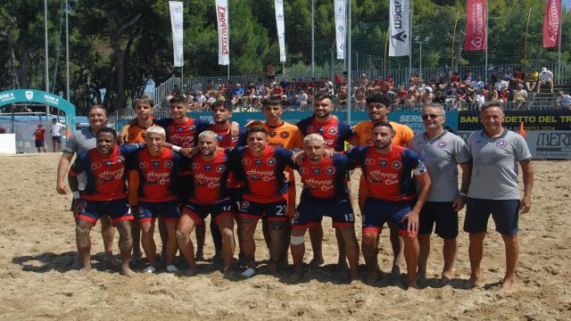 Serie A beach soccer, l'Happy Car Samb trova una sconfitta per 2-6 contro il Napoli nell'ultima gara