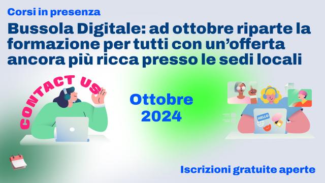Regione Marche, 'Bussola Digitale': riparte la formazione per tutti con offerta ancora più ricca presso le sedi locali