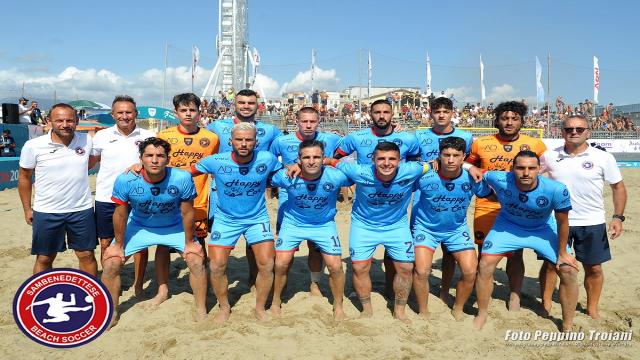 Beach soccer, Happy Car Samb ko contro Viareggio nei quarti di finale della poule Scudetto