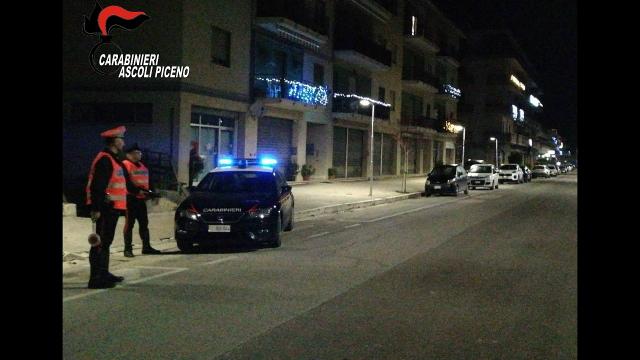 Carabinieri Ascoli Piceno, controlli serrati sul territorio provinciale anche nella notte di San Silvestro
