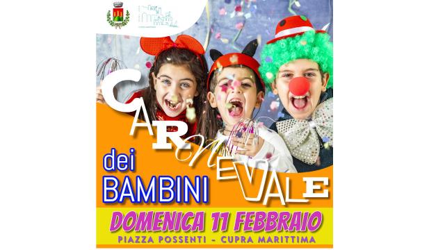 Cupra Marittima festeggerà il Carnevale con un evento dedicato ai bambini