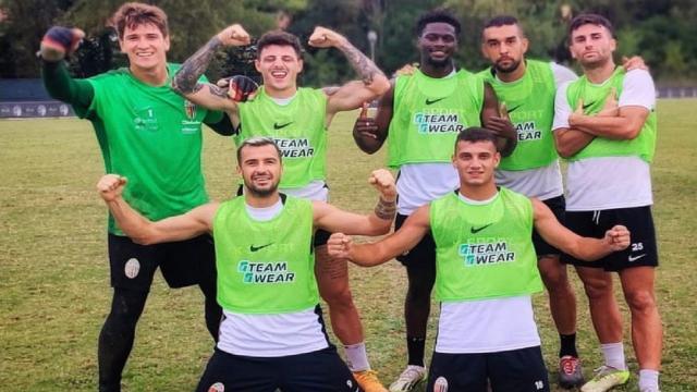 Ascoli Calcio, doppia seduta di allenamento inframezzata dall'incontro con l'arbitro Di Martino