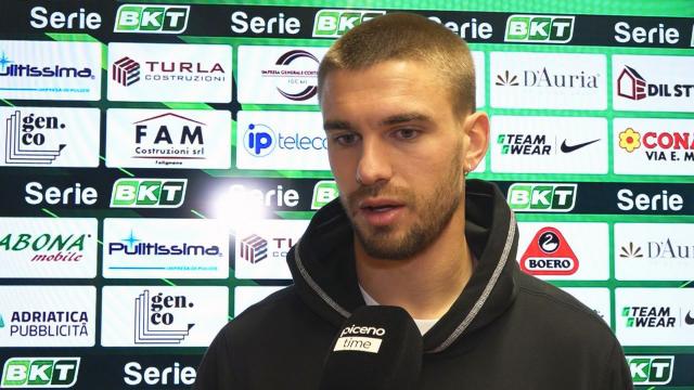 Ascoli-Spezia 1-2, la voce di Quaranta in zona mista: “C'è grande rabbia dopo una buona prestazione. Bisogna lavorare”