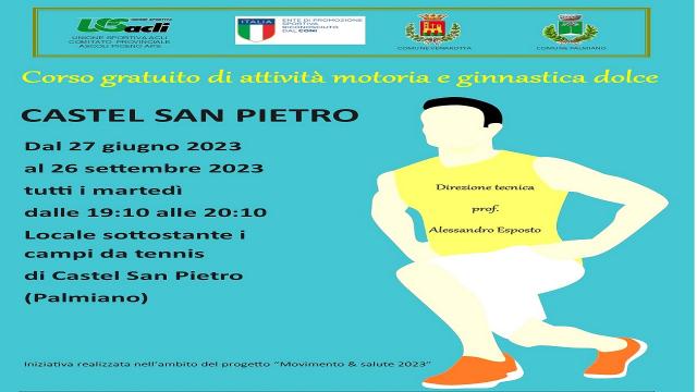 Unione Sportiva Acli, a Palmiano un corso di attività motoria e ginnastica dolce