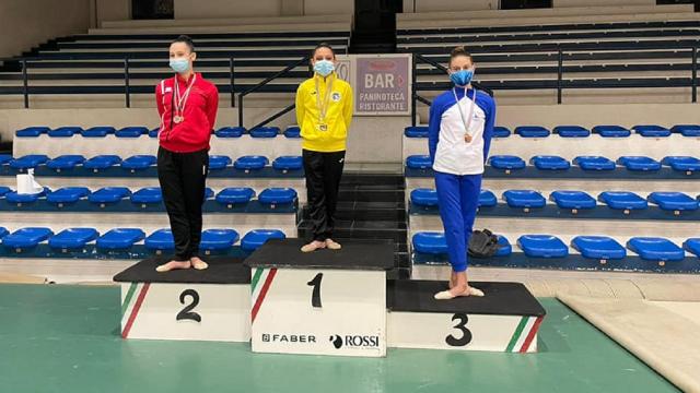 Ginnastica ritmica, le atlete della UISPiceno brillano a Fabriano