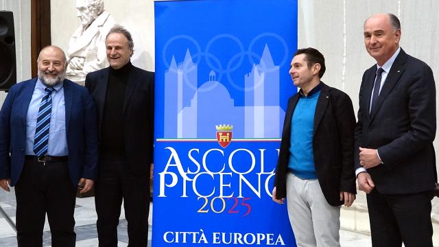Sala della Vittoria, presentato ufficialmente il programma di “Ascoli Città Europea dello Sport 2025”