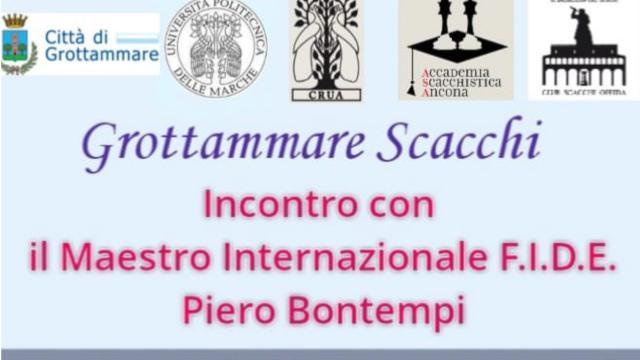 A Grottammare incontro con Piero Bontempi, professionista del mondo degli scacchi e Maestro Internazionale F.I.D.E