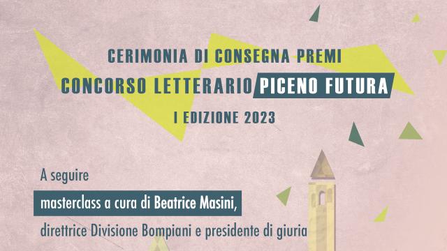Ascoli Piceno, cerimonia di consegna premi Concorso letterario 'Piceno Futura' alla Pinacoteca Civica
