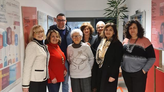 Provincia Ascoli Piceno, presidente Loggi in visita alla sede Utes di San Benedetto del Tronto