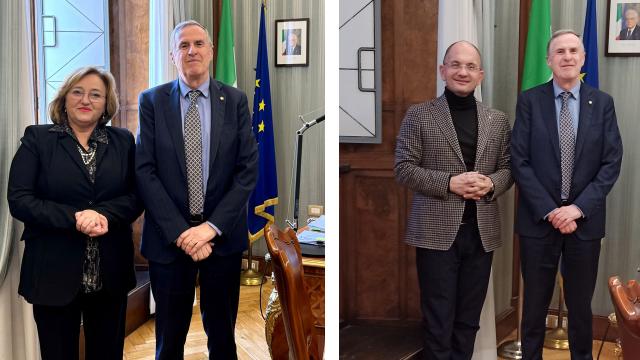 Prefetto di Ascoli Piceno incontra onorevole Lucia Albano e commissario straordinario ricostruzione Guido Castelli