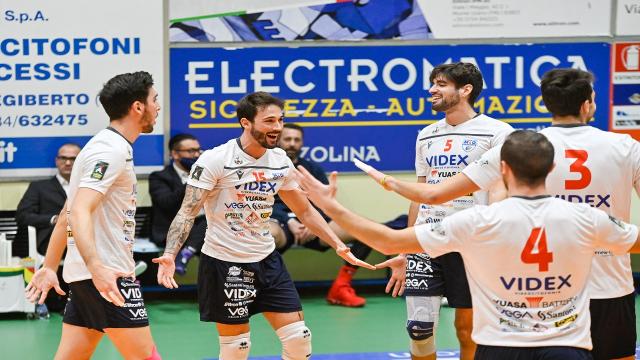 Pallavolo Serie A3, altro 3-0 per la Videx Grottazzolina e sesta vittoria consecutiva
