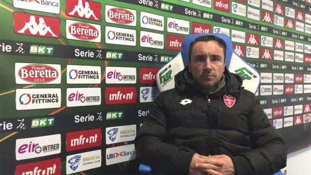 Brescia-Monza 0-1, la voce di Brocchi post gara