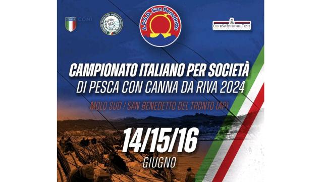 San Benedetto, tutto pronto per i Campionati italiani a squadre di pesca sportiva 