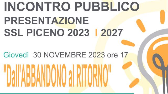 'Dall'abbandono al ritorno', a Comunanza iniziativa del Gal Piceno per la questione demografica 