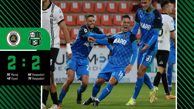 Spezia-Sassuolo 2-2, highlights