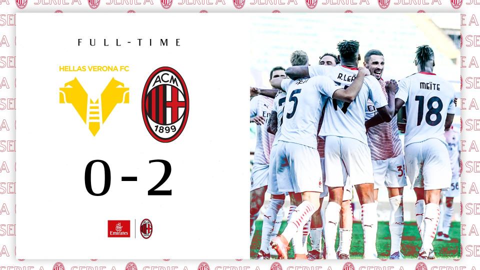 Verona-Milan 0-2, highlights
