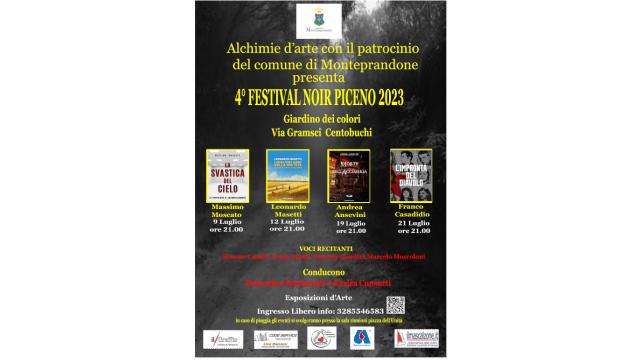 Monteprandone, al via la quarta edizione del festival 'Noir Piceno'