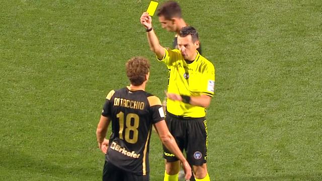 Ascoli Calcio, prima ammonizione per quattro bianconeri. Due turni di stop per il vice allenatore Guidetti