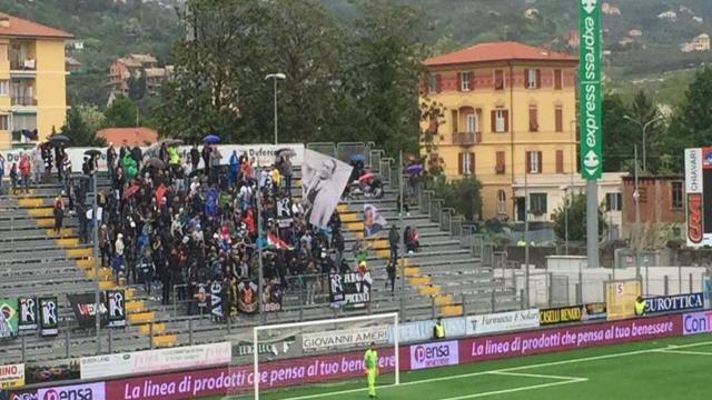 Entella-Ascoli, dato definitivo dei tifosi bianconeri nel Settore Ospiti del ''Comunale'' di Chiavari