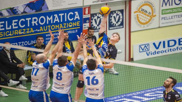 Pallavolo Serie A3, la Videx Grottazzolina supera 3-1 il Monge Gerbaudo Savigliano