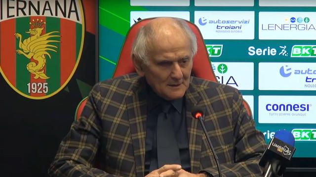 Ternana, Capozucca: “Mantovani? E' importante per noi, non possiamo rinforzare una concorrente diretta come l'Ascoli”