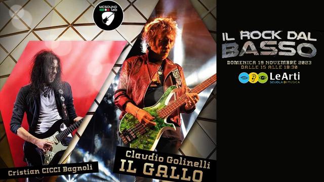 Ascoli Piceno, Masterclass di basso e chitarra alla Scuola di musica LeArti con Claudio Gollinelli detto 'Il Gallo'