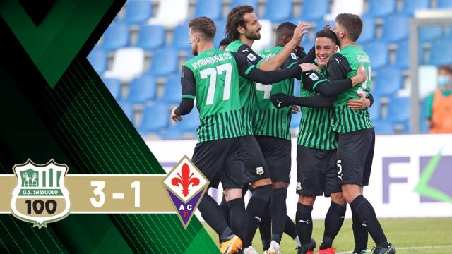 Sassuolo-Fiorentina 3-1, highlights