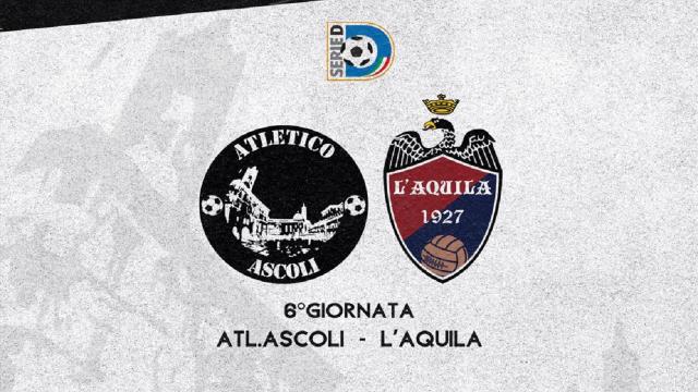 Atletico Ascoli, aperta la vendita dei biglietti per il match con L'Aquila al ''Don Mauro Bartolini''