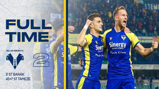 Verona-Empoli 2-1, highlights