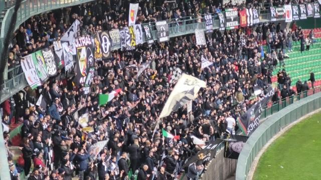 Ternana-Ascoli, dato definitivo dei tifosi bianconeri nel Settore Ospiti dello stadio “Liberati”
