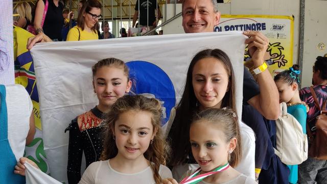Pattinaggio artistico: Diavoli Verde Rosa, Beatrice Girolami d’argento al Trofeo Filippini International di Misano